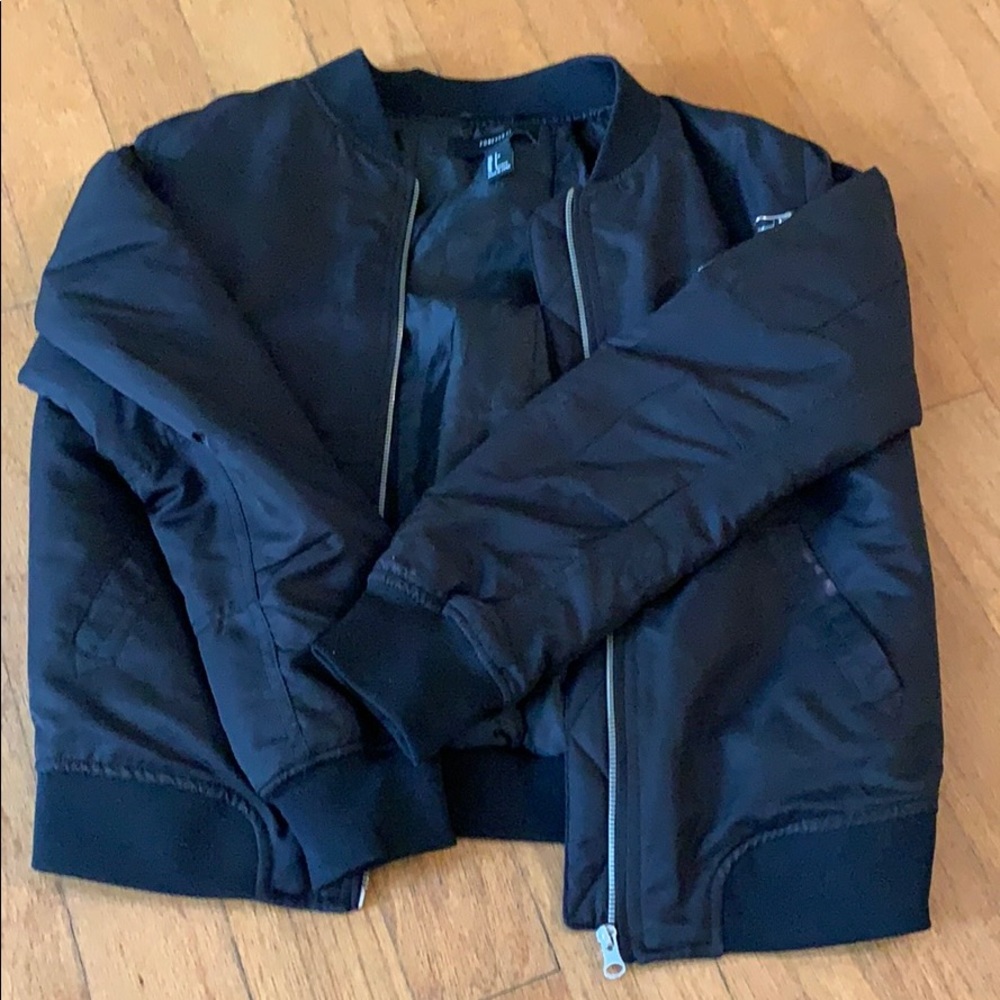 Black Bomber Jacket